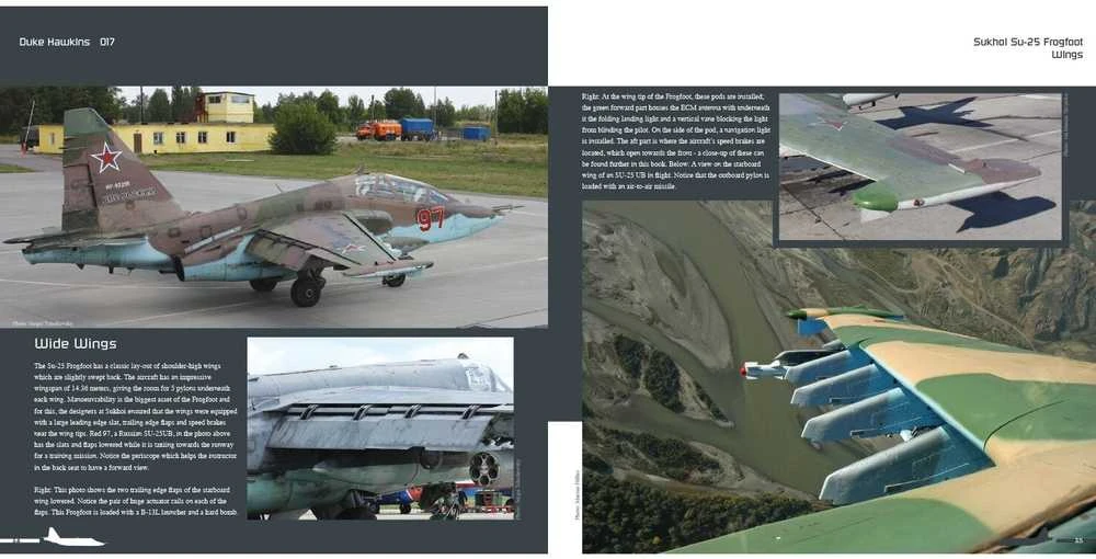 Duke Hawkins knyga „Sukhoi Su-25 Frogfoot“ – karinių lėktuvų albumas