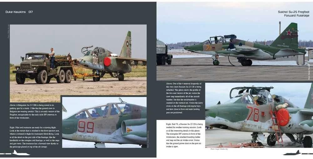 Duke Hawkins knyga „Sukhoi Su-25 Frogfoot“ – karinių lėktuvų albumas