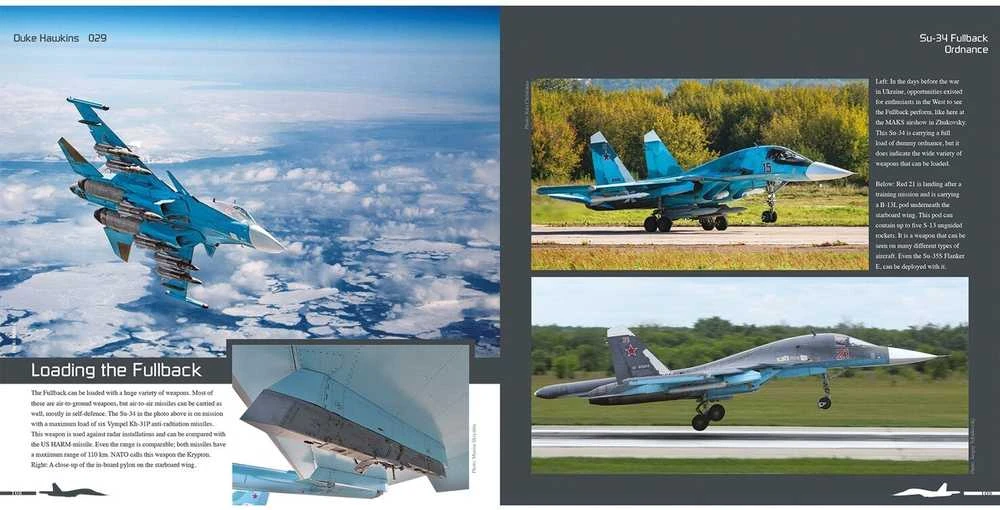 Duke Hawkins knyga: Sukhoi Su-34 Fullback – detalus foto gidas