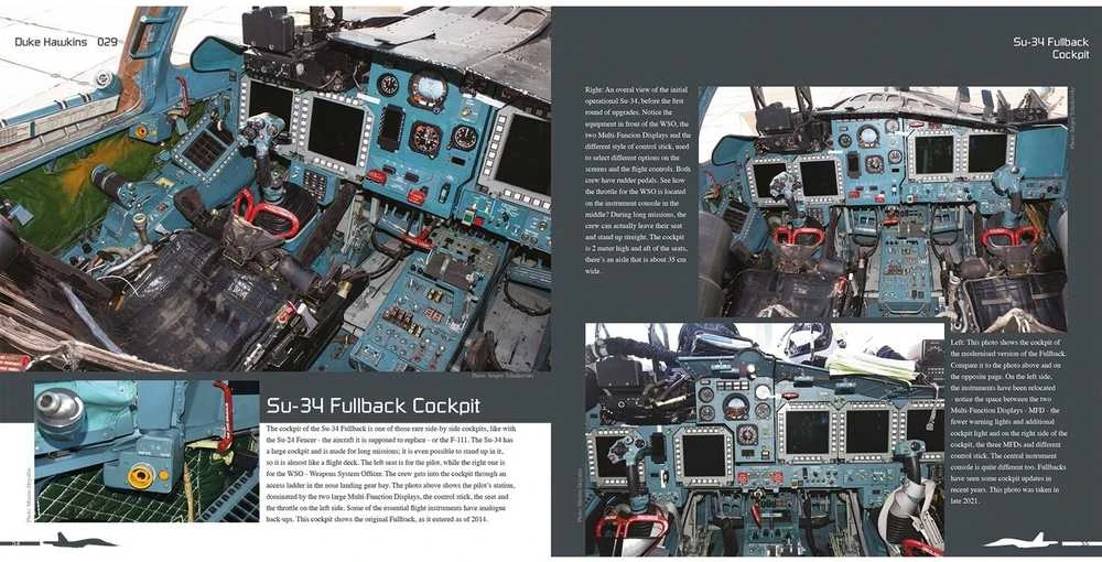 Duke Hawkins knyga: Sukhoi Su-34 Fullback – detalus foto gidas