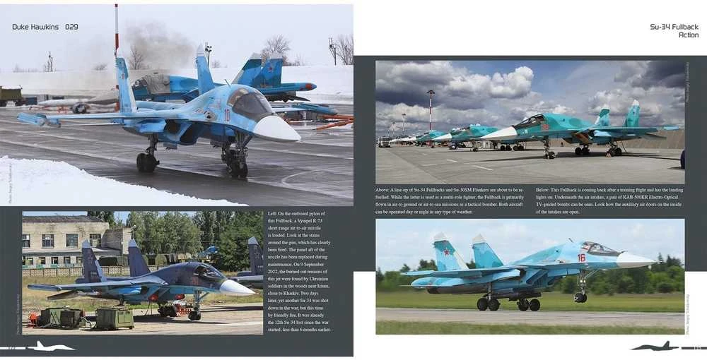 Duke Hawkins knyga: Sukhoi Su-34 Fullback – detalus foto gidas