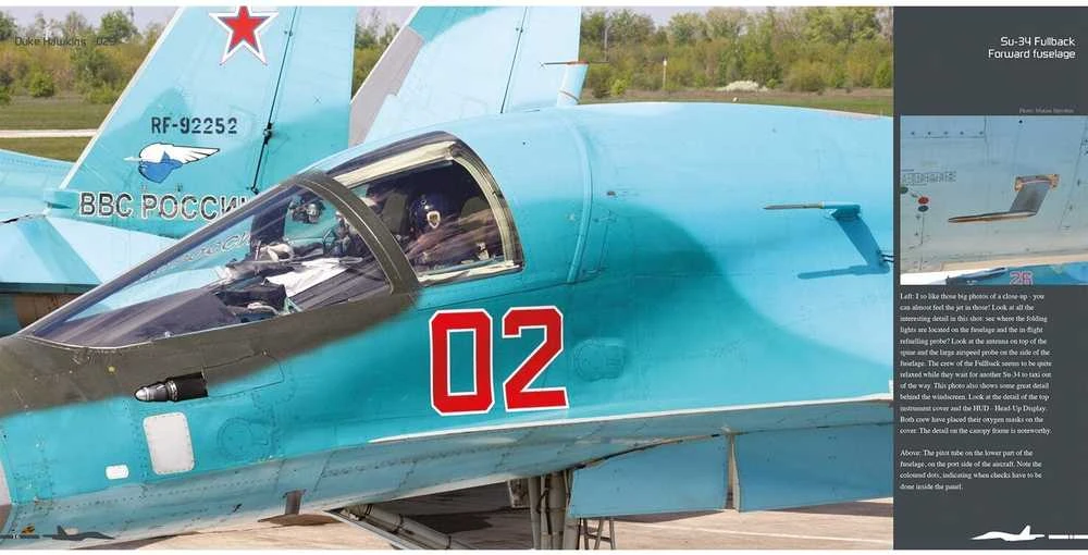 Duke Hawkins knyga: Sukhoi Su-34 Fullback – detalus foto gidas