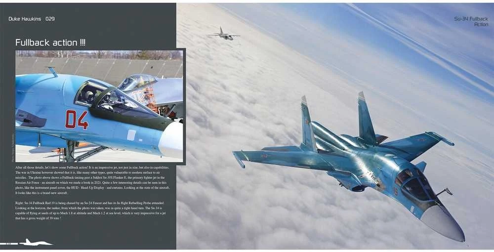 Duke Hawkins knyga: Sukhoi Su-34 Fullback – detalus foto gidas