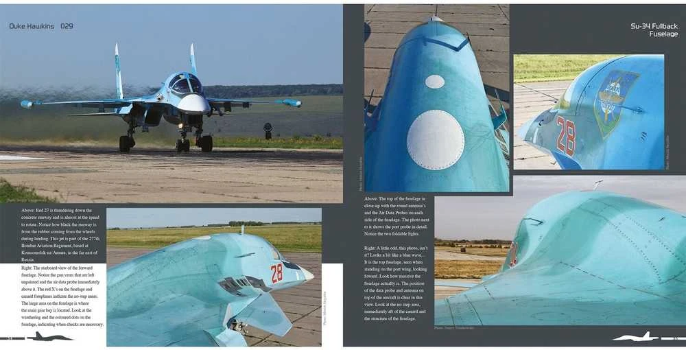 Duke Hawkins knyga: Sukhoi Su-34 Fullback – detalus foto gidas