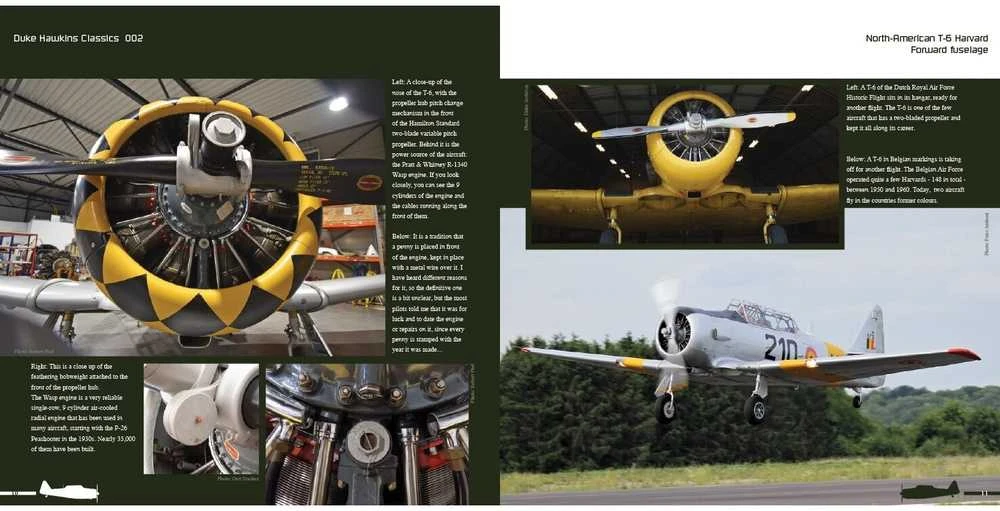 Duke Hawkins knyga: T-6 Harvard / Texan mokomasis lėktuvas