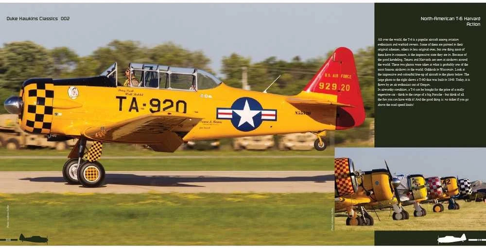 Duke Hawkins knyga: T-6 Harvard / Texan mokomasis lėktuvas
