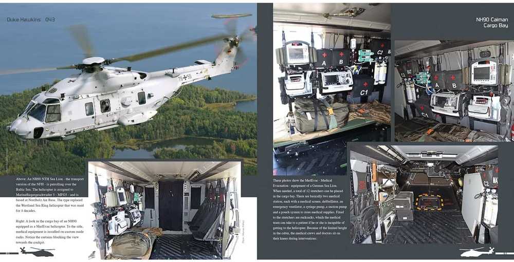 Duke Hawkins NH90 sraigtasparnio foto knyga, 148 p., 400 nuotr.