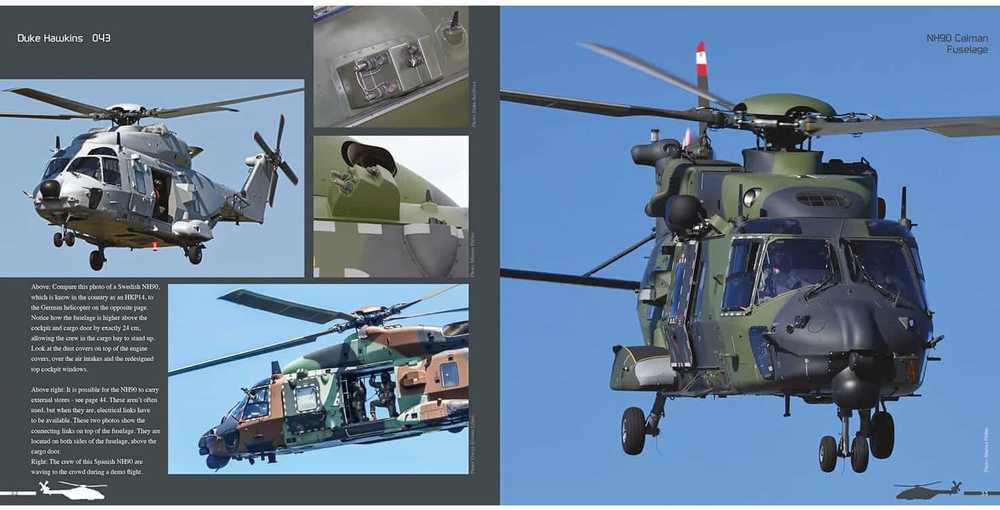 Duke Hawkins NH90 sraigtasparnio foto knyga, 148 p., 400 nuotr.