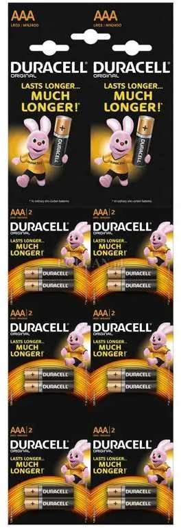 Baterija - Duracell Duralock AAA LR03 1.5V Alkalinė 12 Pakuotė