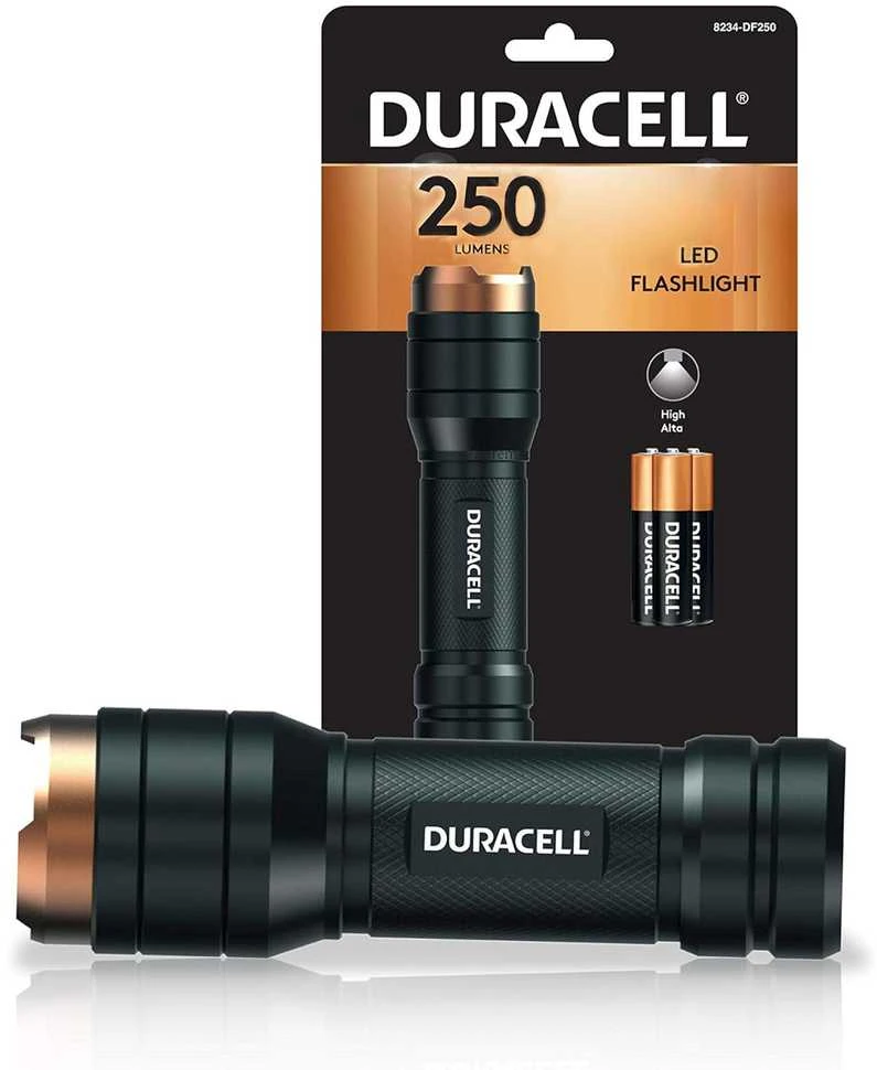Duracell Aluminum LED Flashlight 250 Lumens prožektorius