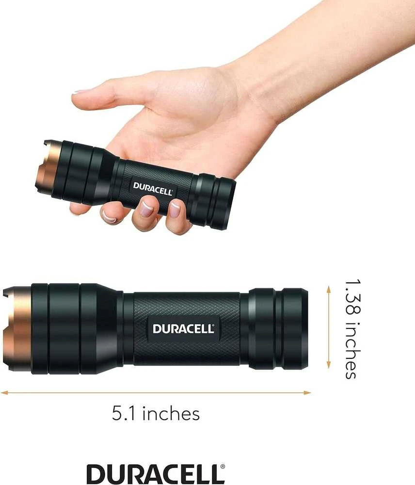 Duracell Aluminum LED Flashlight 250 Lumens prožektorius