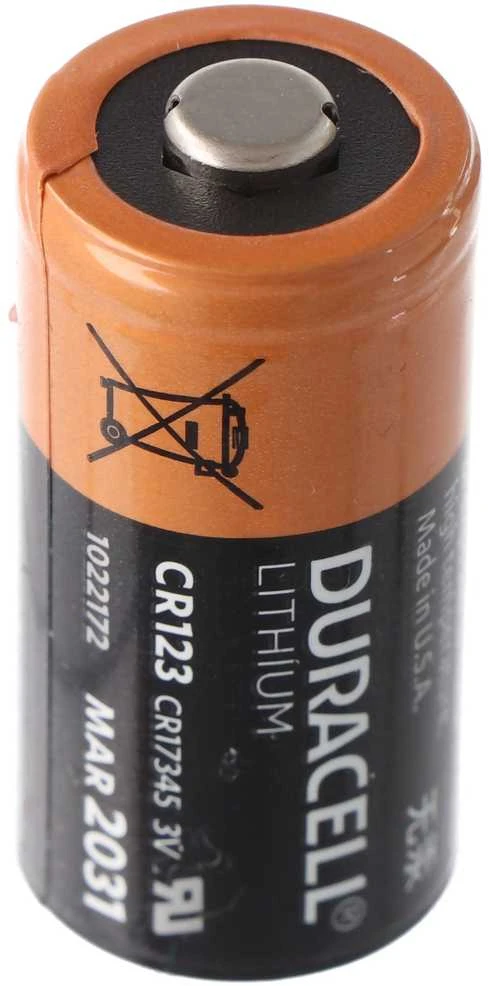 Duracell CR123 ličio baterijos fotoaparatams ir signalizacijai 20 vnt.