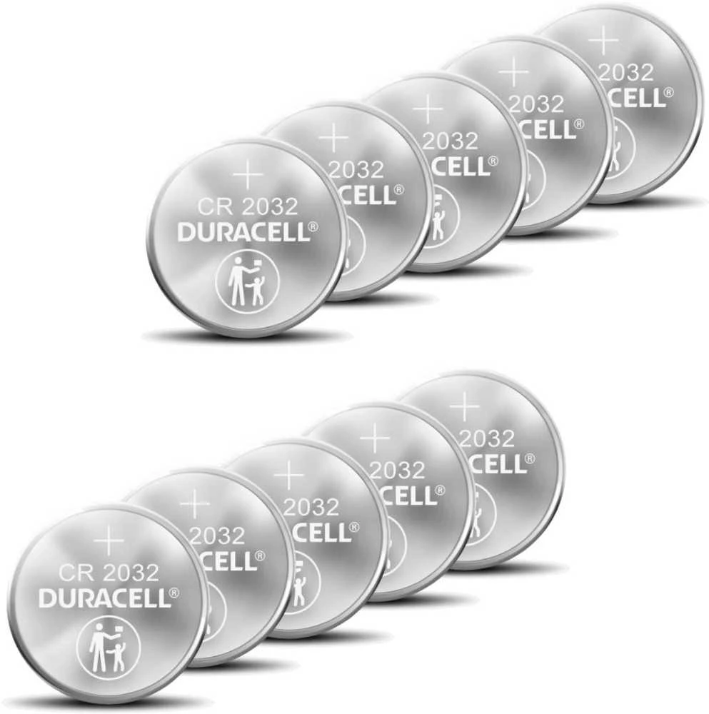Duracell CR2032 3V ličio monetinės baterijos, rinkinys 20 vnt.