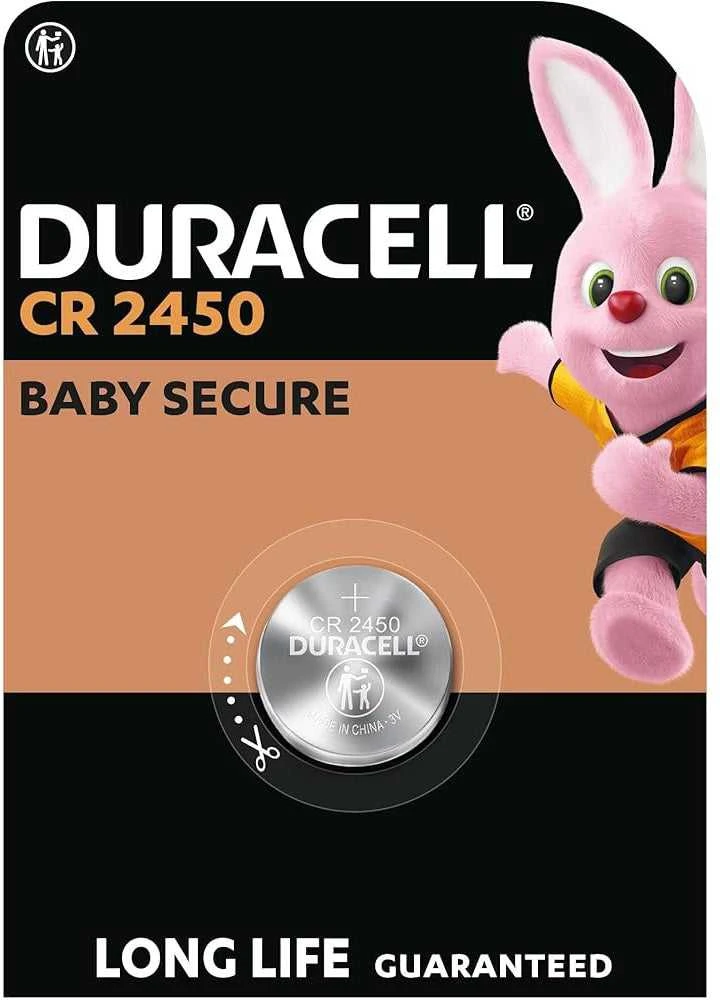 Baterijos DURACELL 2450, 1vnt