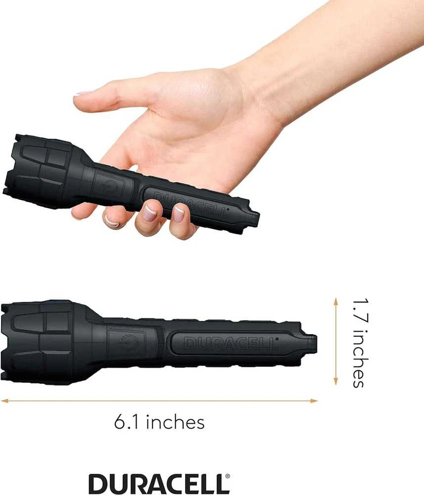Baterijų Lemputė - Duracell LED Prožektorius su Guma