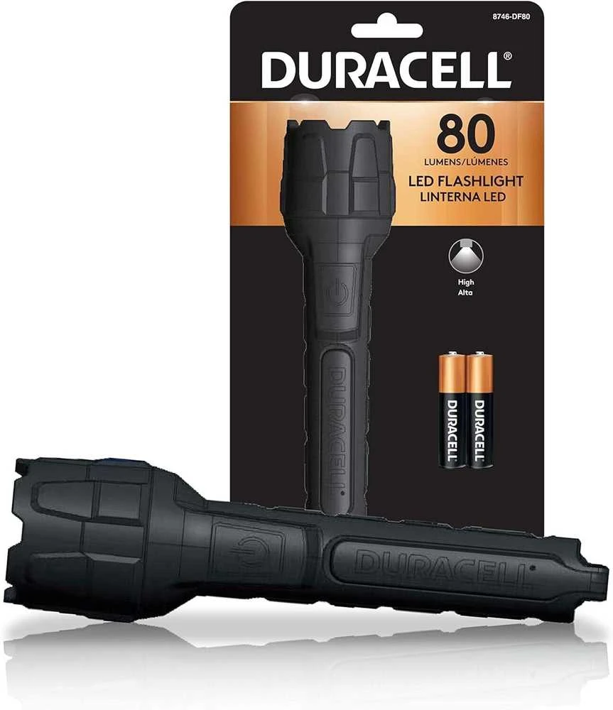 Baterijų Lemputė - Duracell LED Prožektorius su Guma