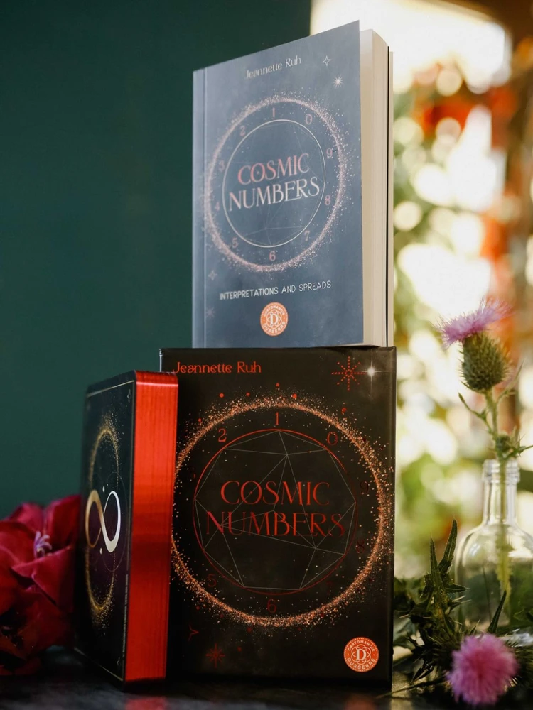 Dusserre Cartomancie Divinacijos Kortų Rinkinys - Dusserre Cosmic Numbers 42 Magical Number Cards