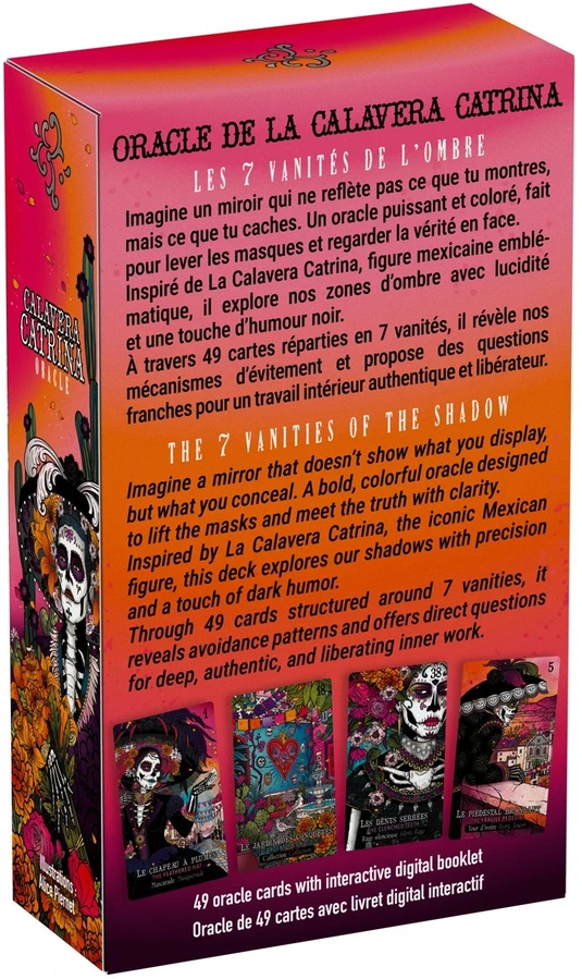 Dusserre Cartomancie Dusserre Calavera Catrina Oracle orakulo kaladė, 49 kortos