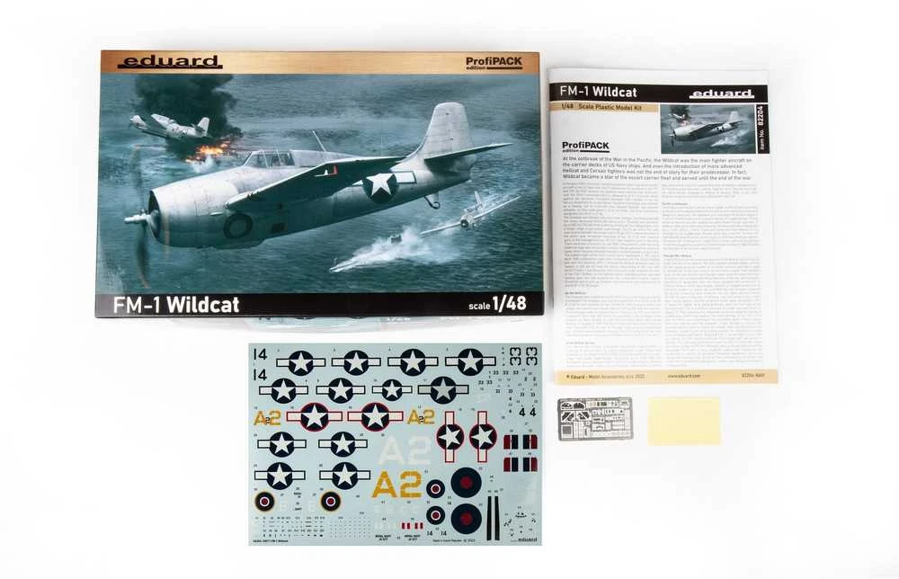 Eduard Grumman FM‑1 Wildcat ProfiPACK 1/48 plastiko rinkinys 82204