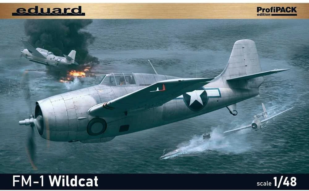 Eduard Grumman FM‑1 Wildcat ProfiPACK 1/48 plastiko rinkinys 82204