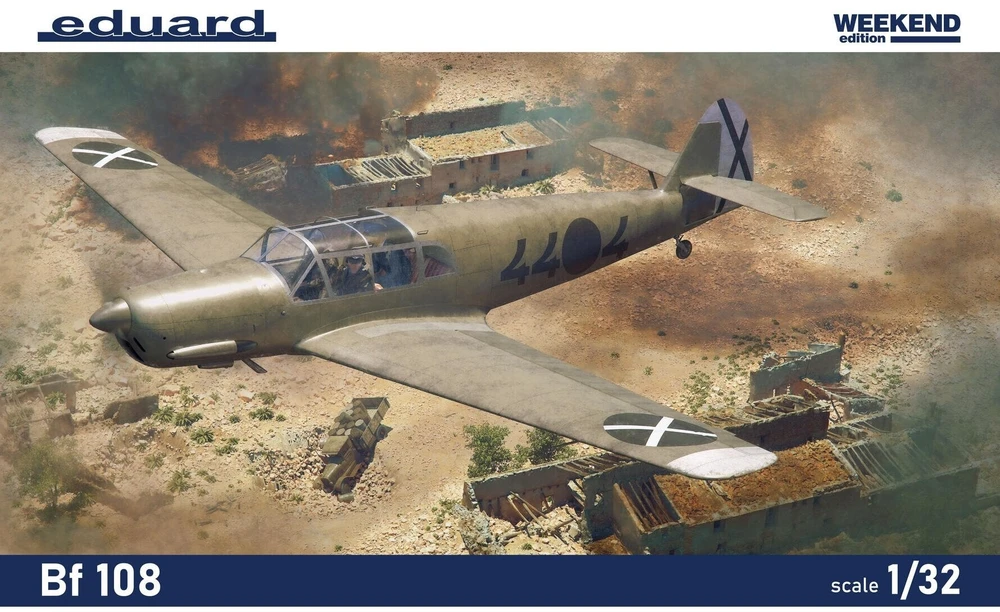 Eduard Messerschmitt Bf 108 plastikinis surenkamas modelis 1/32