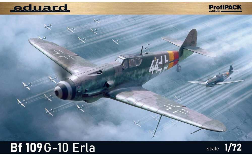 Eduard Messerschmitt Bf 109G-10 Erla ProfiPACK 1/72 plastikinis modelis