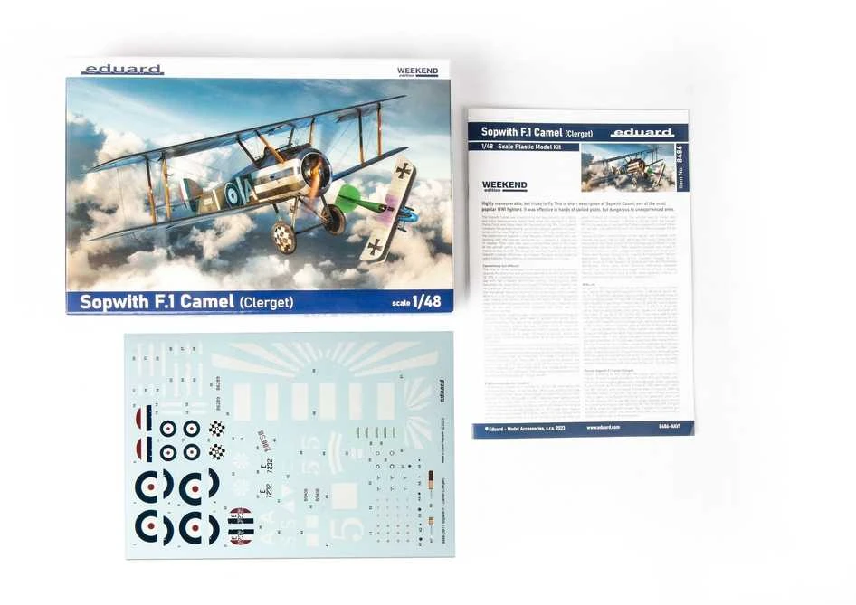 Eduard Sopwith Camel F.1 Clerget 1/48 plastikinis modelis Weekend Edition