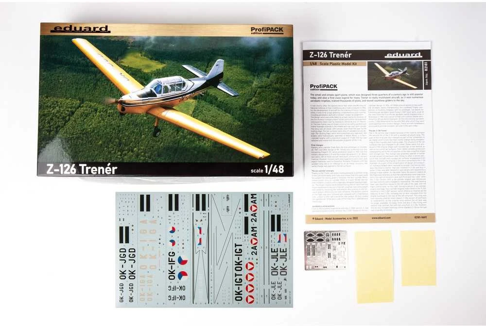 Eduard Z-126 Trenér ProfiPACK 1/48 plastikinis lėktuvo modelis 82181