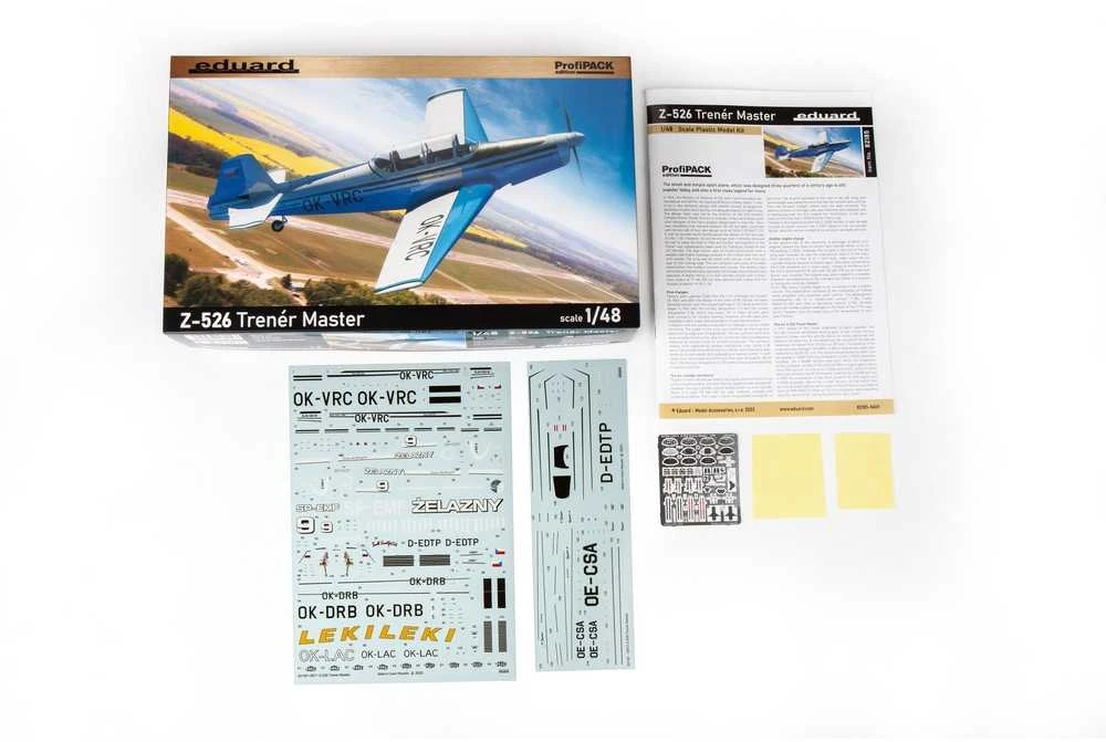 Eduard Z-526 Trener Master 1/48 surenkamas plastikinis lėktuvo modelis (82185)