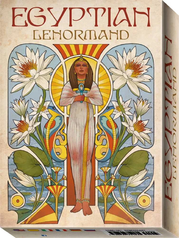 Orakulo kortų rinkinys - Lo Scarabeo Egiptietiškas Lenormand 36 Kortos 88x125mm