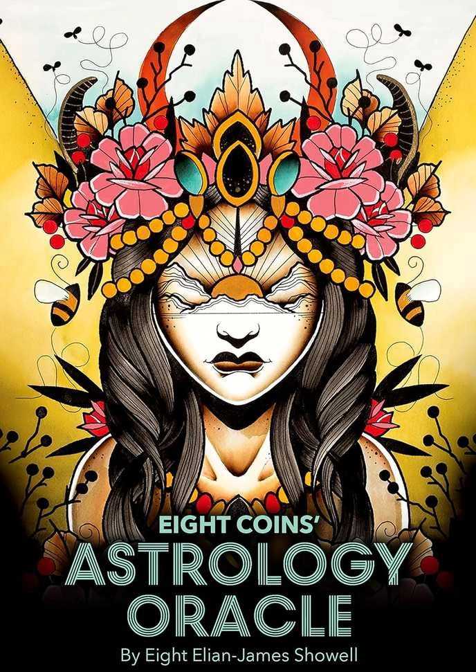 Us Games Systems Astrologijos Kortų Rinkinys - Eight Coins Astrologijos Orakulas 41 Kortų 104 Puslapių Gidas