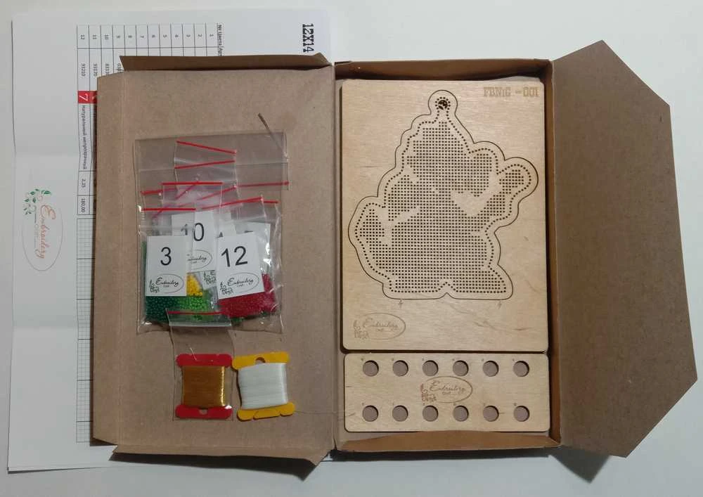 Embroidery Craft Siuvinėjimo rinkinys su karoliukais „Stirniukas“ – kūrybai ir dovanai