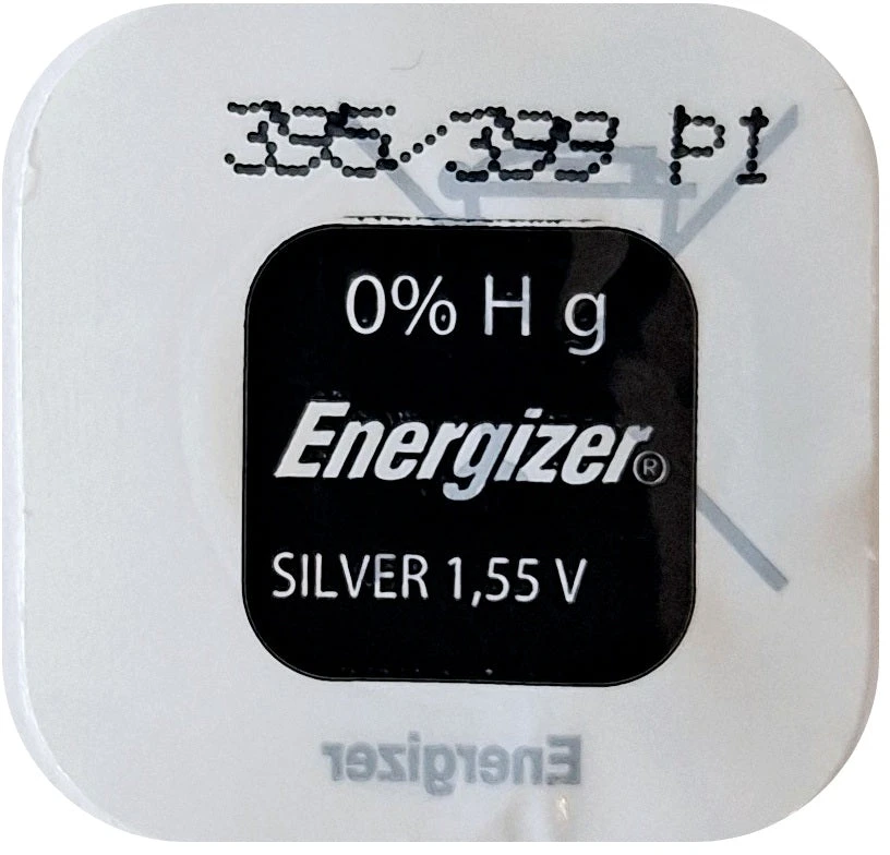 Energizer 395 (SR927SW) sidabro oksido laikrodžių baterijos 10 vnt. 1,55 V