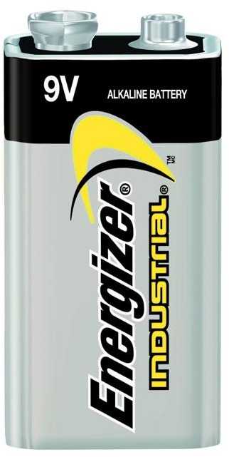 Energizer Industrial 9V šarminės baterijos, 12 vnt. profesionalams