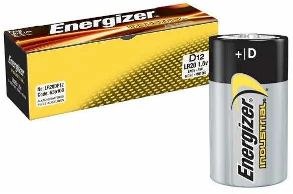 Baterija - Energizer Industrial D Alkaline LR20 1.5V 12-vnt.