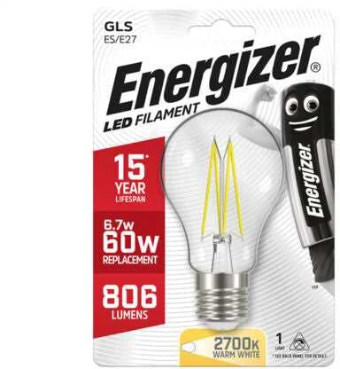 Energizer LED filamentas GLS E27 S9026 lemputė