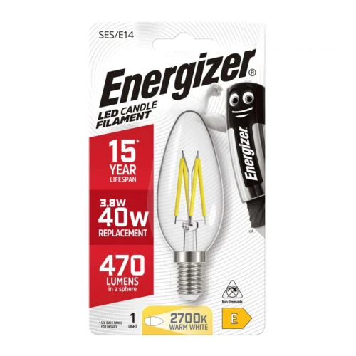 Energizer LED candle filamentas E14 S9030 lemputė