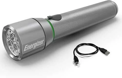 Energizer akumuliatorinis prožektorius Metal Vision HD LED 1000 LM su Powerbank funkcija, USB krovimas