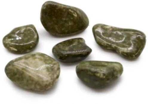 Ancient Wisdom Epidote Snowflake Akmuo (6 Vnt. L Dydžio)