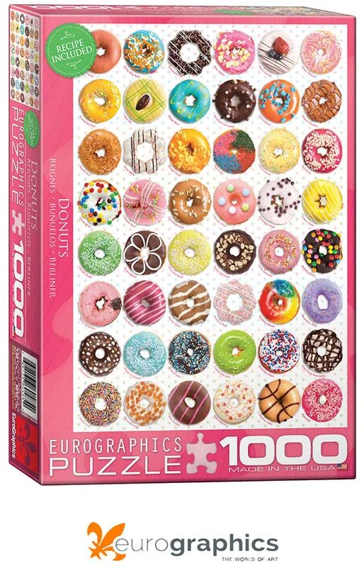 Eurographics Dėlionė 1000 vnt. - Saldžių spurgų