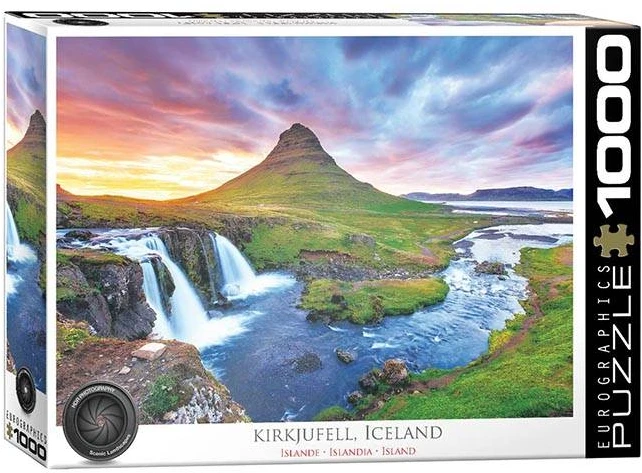 Eurographics 1000 detalių dėlionė „Kirkjufell kalnas, Islandija“ 49×67 cm