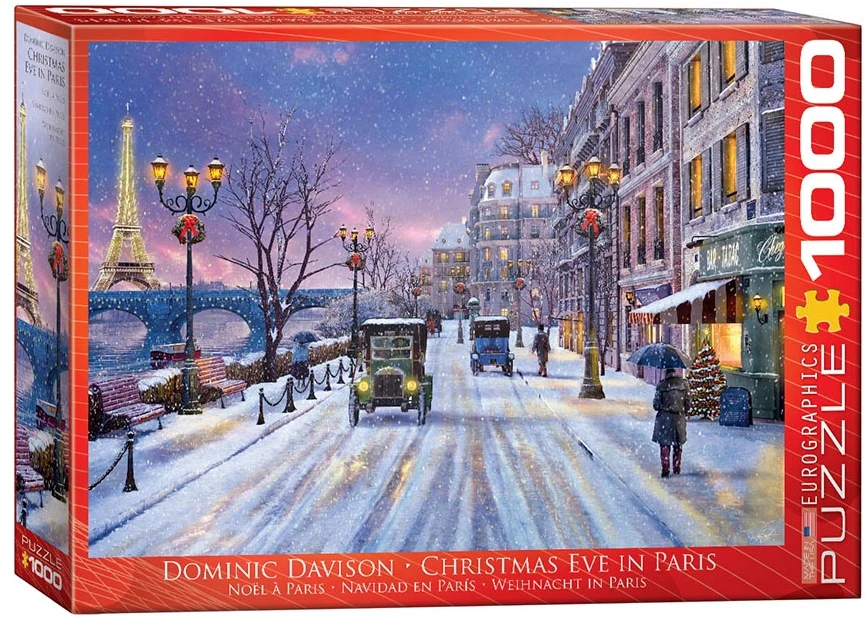 Eurographics 1000 detalių dėlionė „Kūčių vakaras Paryžiuje“ 50x70 cm