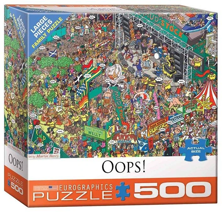 Eurographics Dėlionė 500 vnt. - Oops!