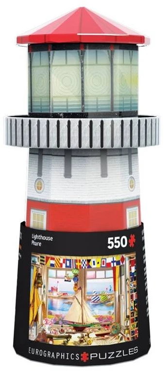 Eurographics 550 detalių dėlionė „Švyturys“ reljefinėje skardinėje dėžutėje
