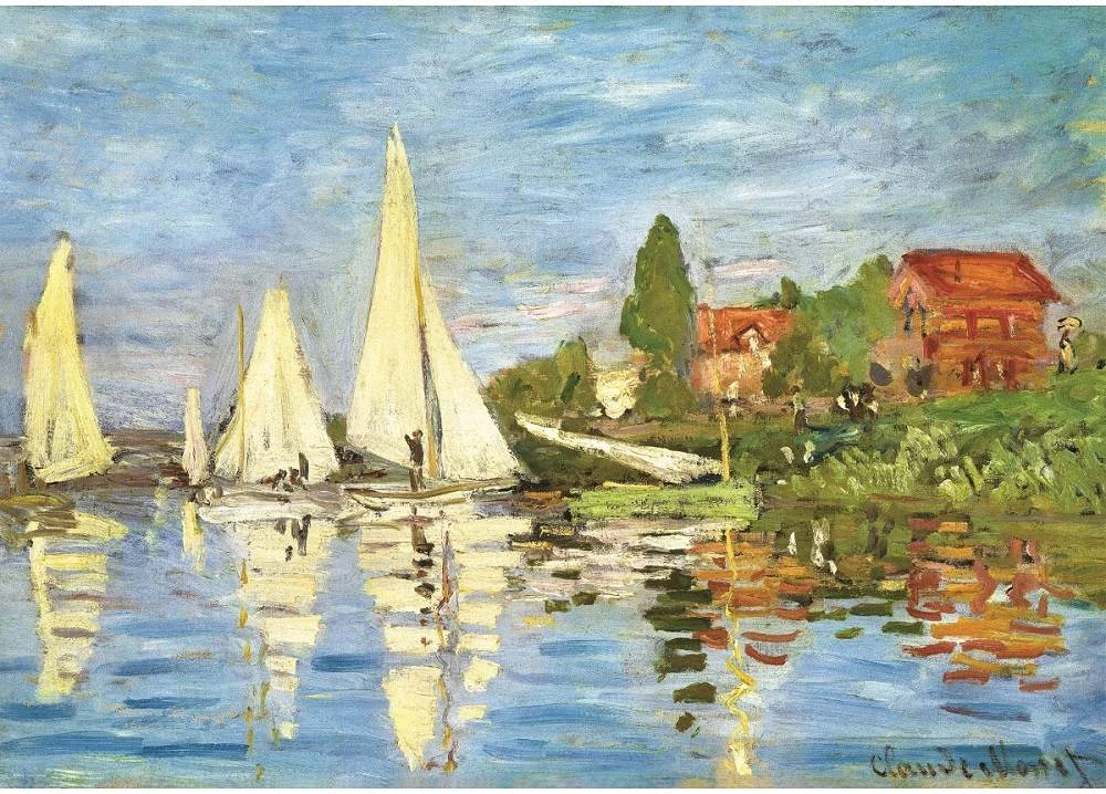 Eurographics Claude Monet „Regata Argenteuil“ 1000 detalių dėlionė – meno gurmanams