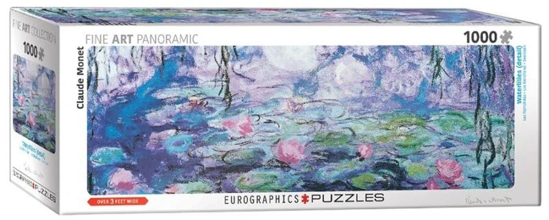 Eurographics Claude Monet Vandens lelijos panoraminė dėlionė 1000 detalių