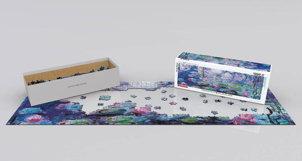 Eurographics Claude Monet Vandens lelijos panoraminė dėlionė 1000 detalių