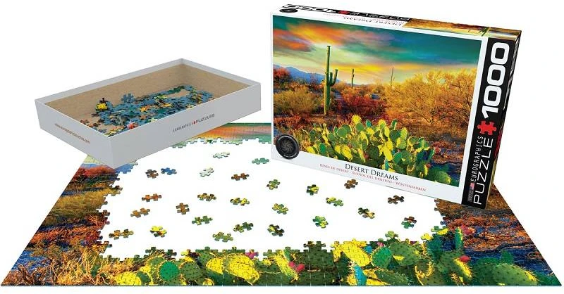 Eurographics Dykumos svajos – 1000 detalių dėlionė 49x67 cm, FSC, 8+