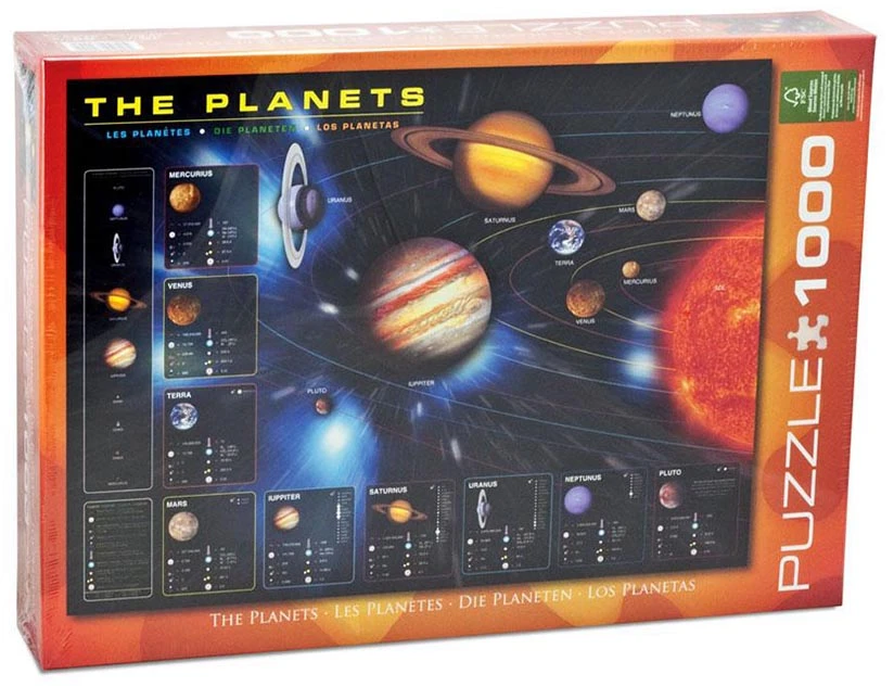 Eurographics Dėlionė 1000 vnt. - Planetos