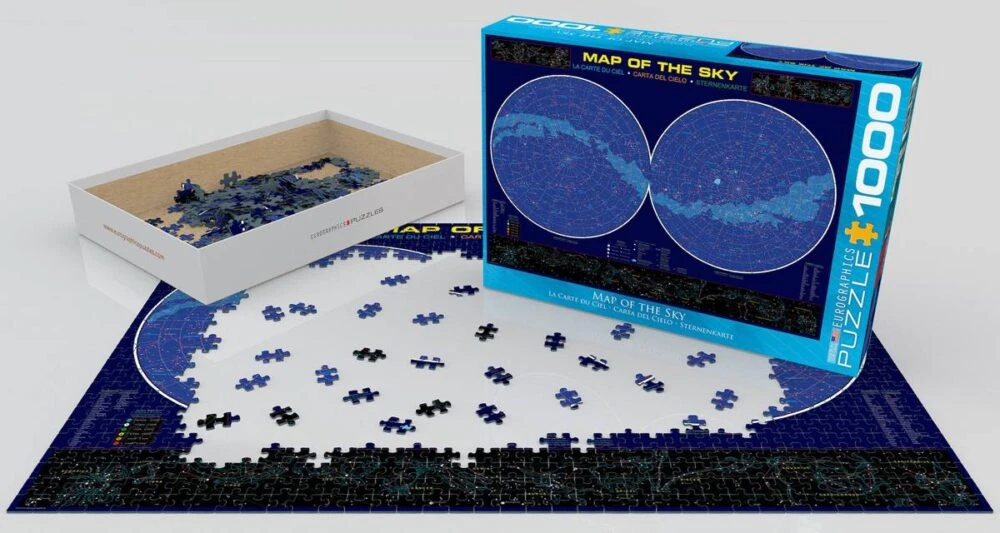 Eurographics Edukacinė dėlionė „Žvaigždėlapis“ 1000 detalių 50x70 cm 8+